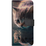 Handyhülle für Samsung Galaxy S21 Ultra Hülle aus Kunstleder mit Lasche mit Motiv - 4165