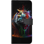 Handyhülle für Samsung Galaxy S21 Ultra Hülle aus Kunstleder mit Lasche mit Motiv - 4114